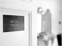 bridal parlor, photographer arrives early