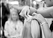 hair piece for bride