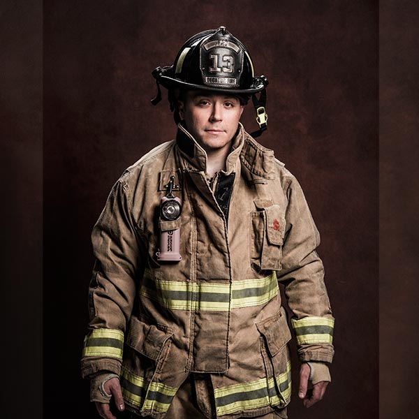 Portrait - Decatur Fireman