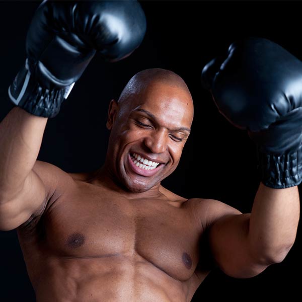 boxing portrait