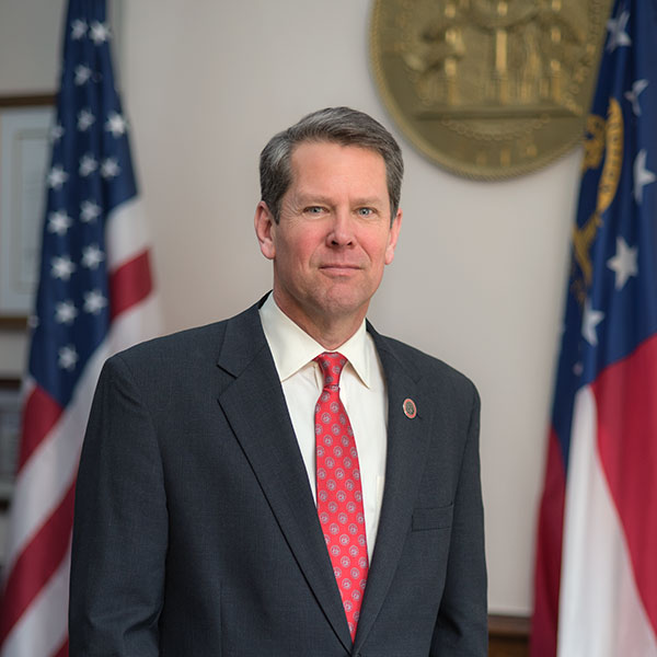 Georgia Governor Kemp - Portrait at State Capitol